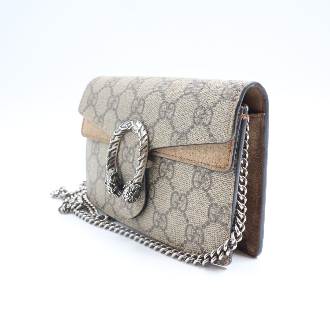 Gucci GG Dionysus Beige Super Mini Handbag