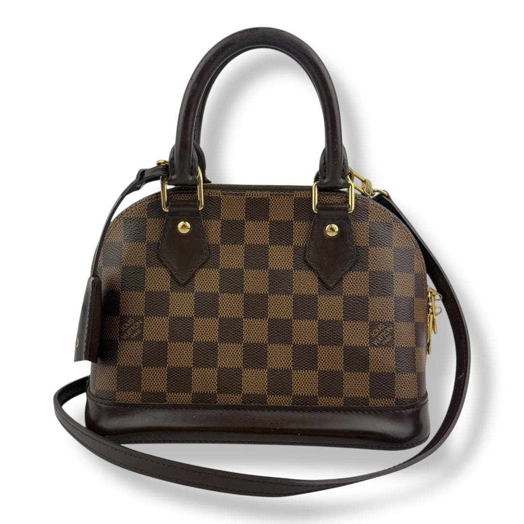 Louis Vuitton Brown Damier Ebene Alma BB Handbag