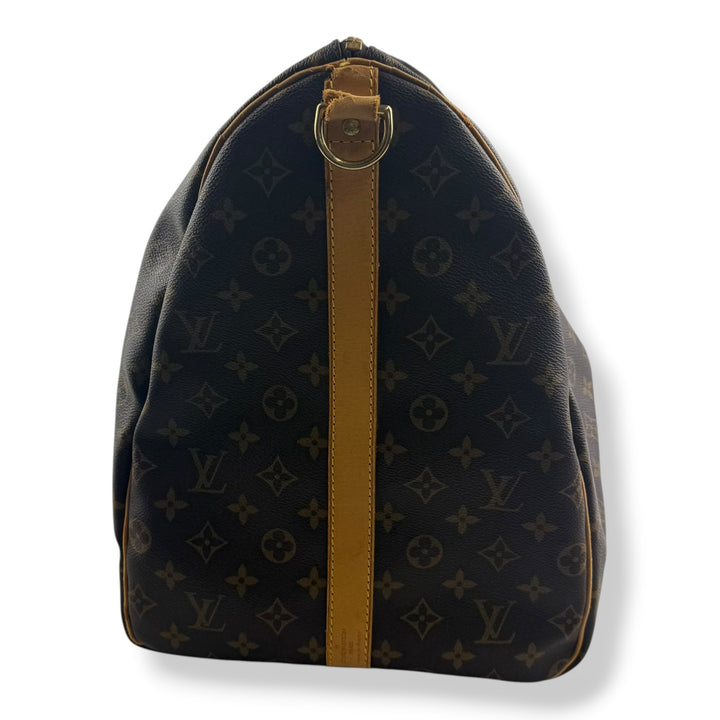 Louis Vuitton Vintage Brown Monogram 60 Keepall Duffle Bag