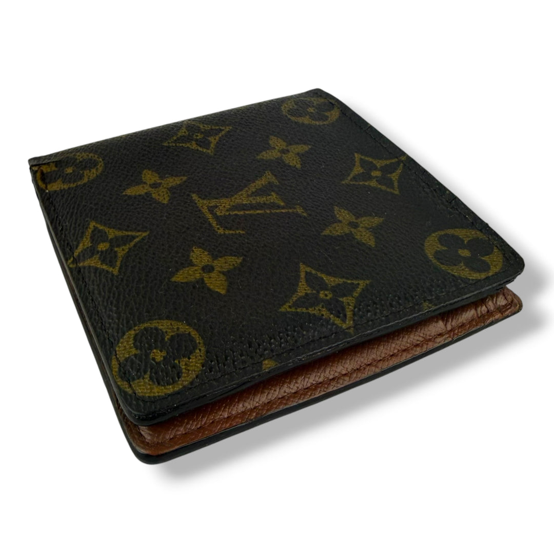 Louis Vuitton Vintage Bifold Brown Monogram Wallet 7759