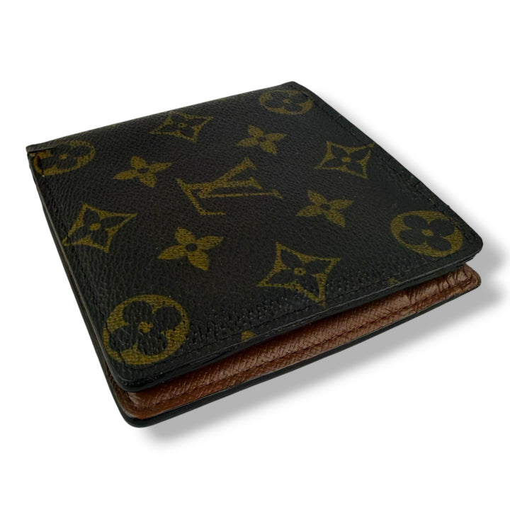 Louis Vuitton Vintage Bifold Brown Monogram Wallet 7759