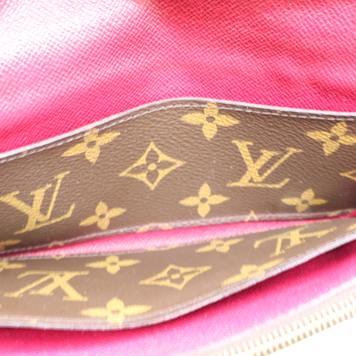 Louis Vuitton Emilie Brown Monogram Femme Wallet