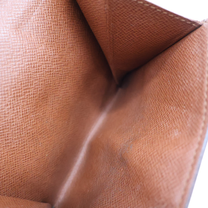 Louis Vuitton Vintage Brown Monogram Compact Bifold Wallet Purse