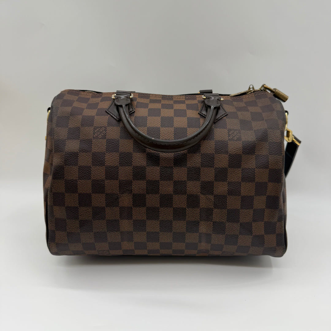 Louis Vuitton Brown Damier Speedy Bandouliere 30 Handbag