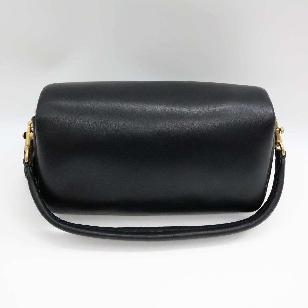 Coach Pillow Tabby 26 Black Leather Handbag
