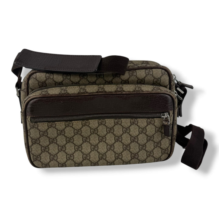 Gucci Supreme Beige Crossbody Camera Bag