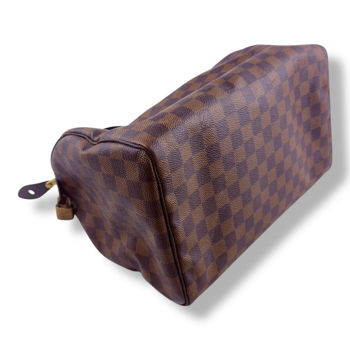 Louis Vuitton Speedy 30 Brown Damier Ebene Handbag