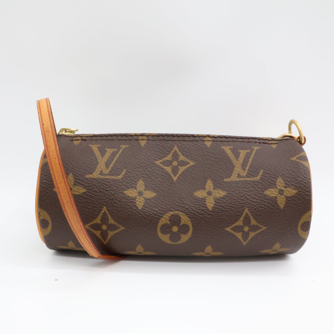 Louis Vuitton Brown Monogram Mini Papillon Pouch