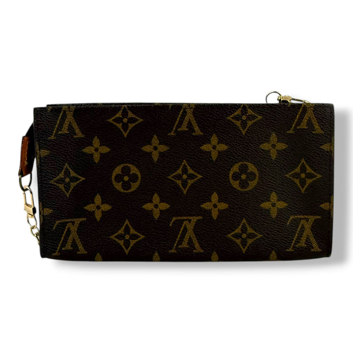 Louis Vuitton Brown Monogram Classic Signature Bucket Pouch