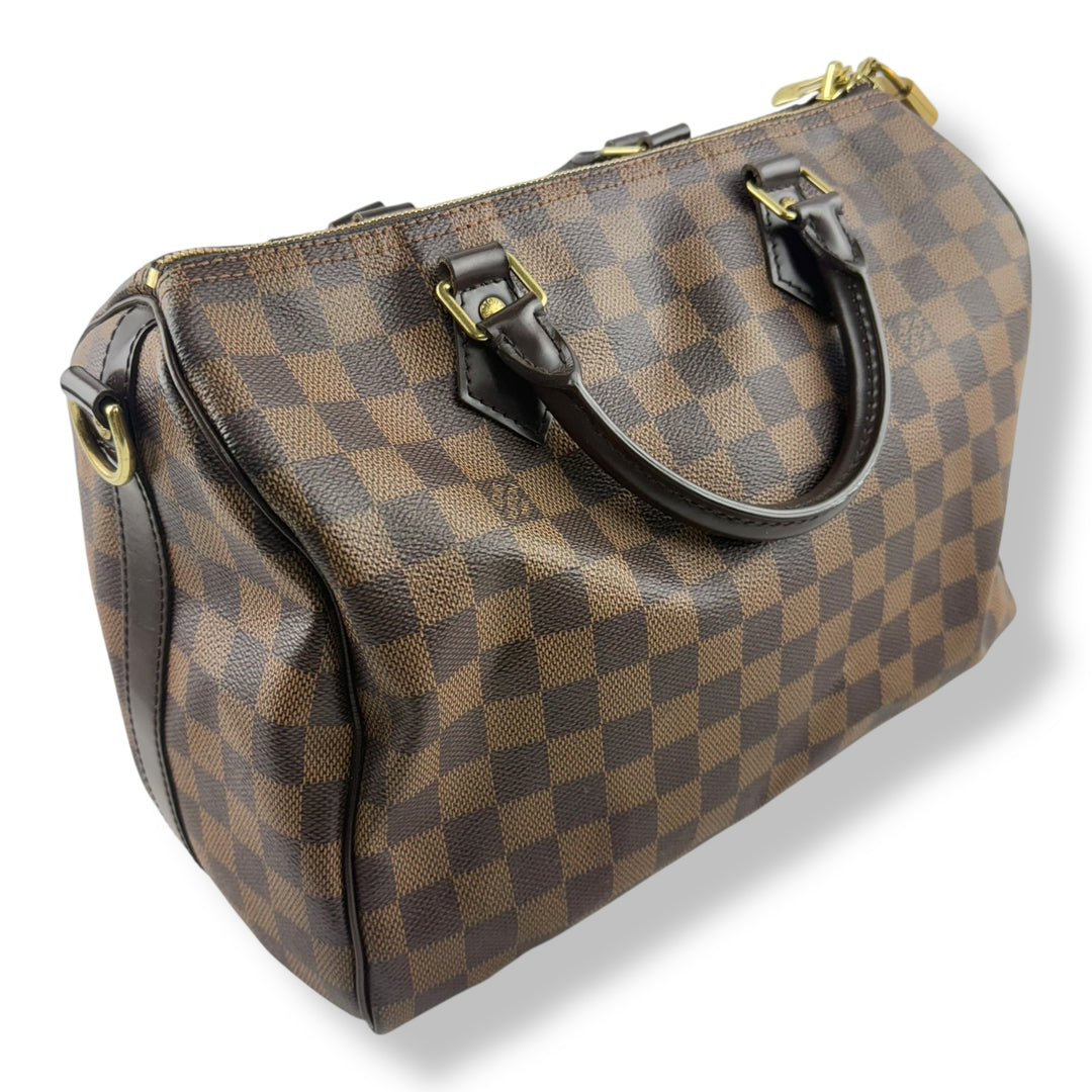Louis Vuitton Brown Damier Speedy Bandouliere 30 Handbag