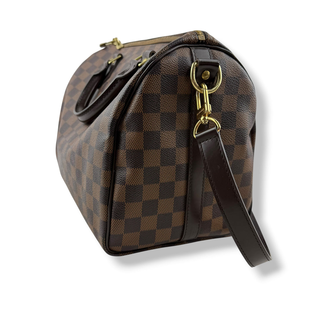 Louis Vuitton Brown Damier Speedy Bandouliere 30 Handbag