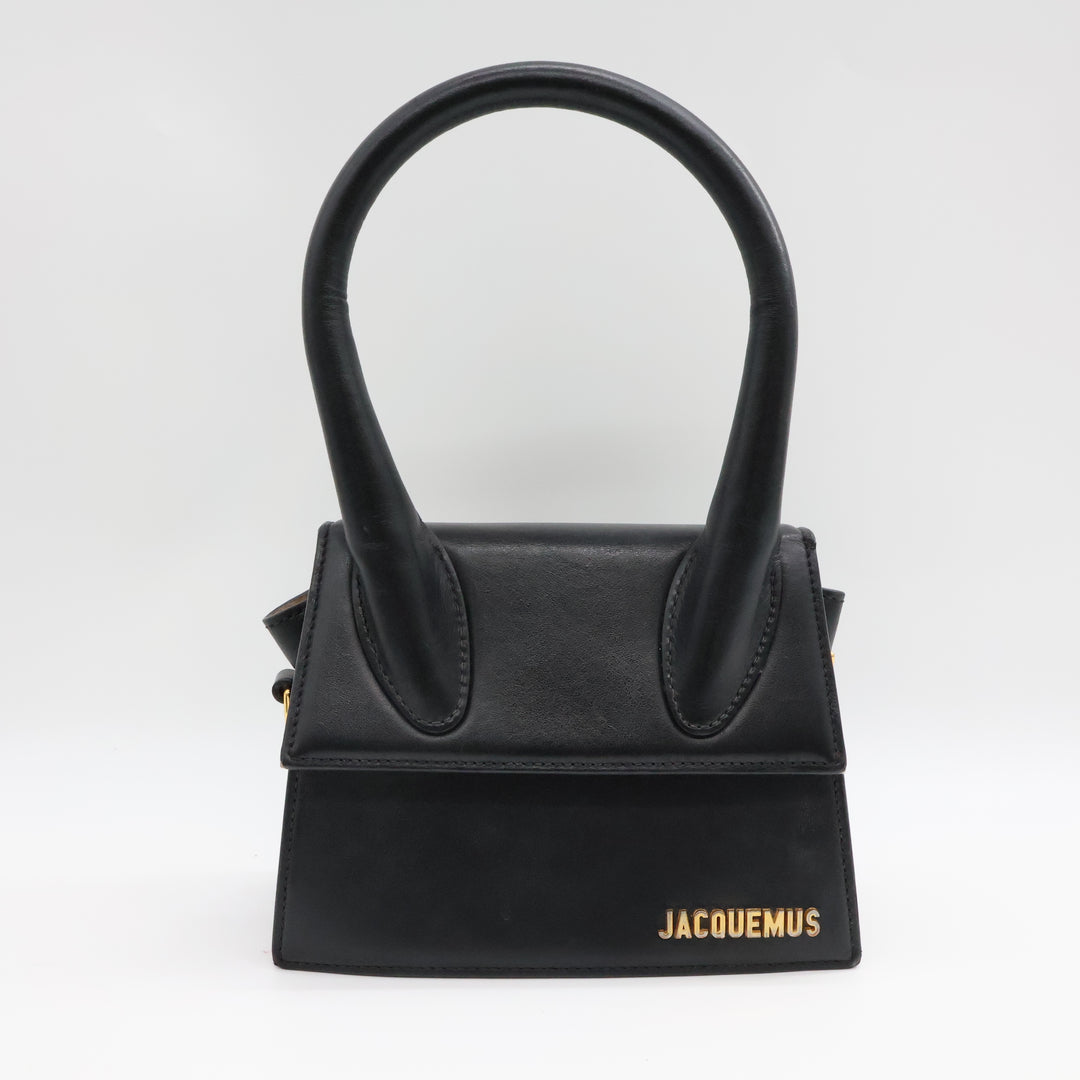Jacquemus Le Chiquito Medium Black Moyen Crossbody Handbag