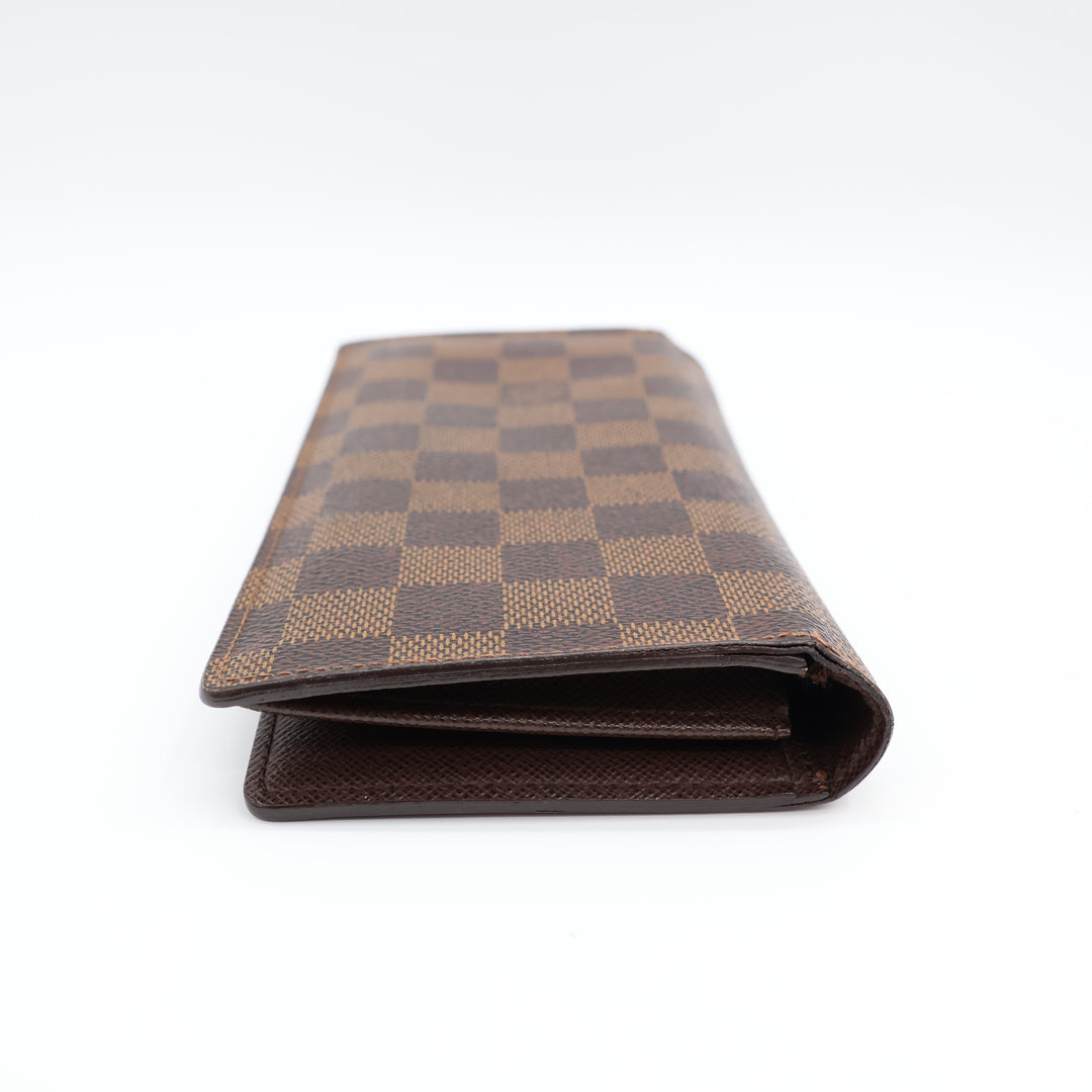 Louis Vuitton Brazza Long Bifold Brown Damier Wallet