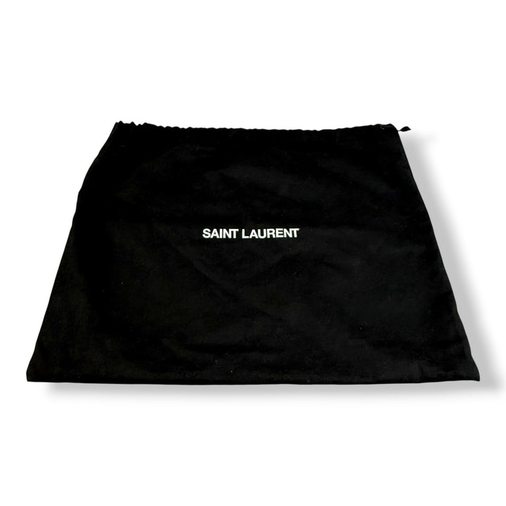 YSL Saint Laurent Gaby Brown Suede Shoulder Bag