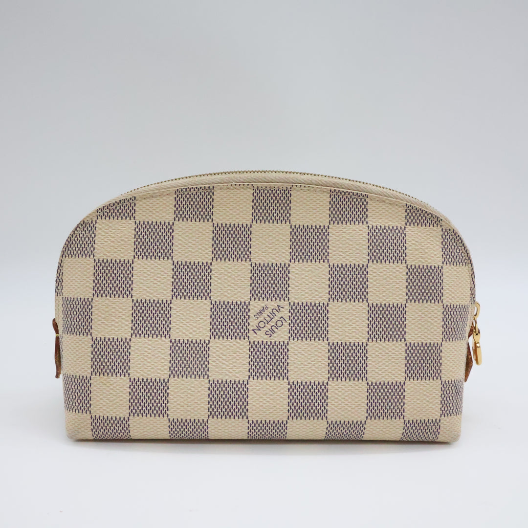 Louis Vuitton Damier Azur Travel Cosmetic PM Pouch