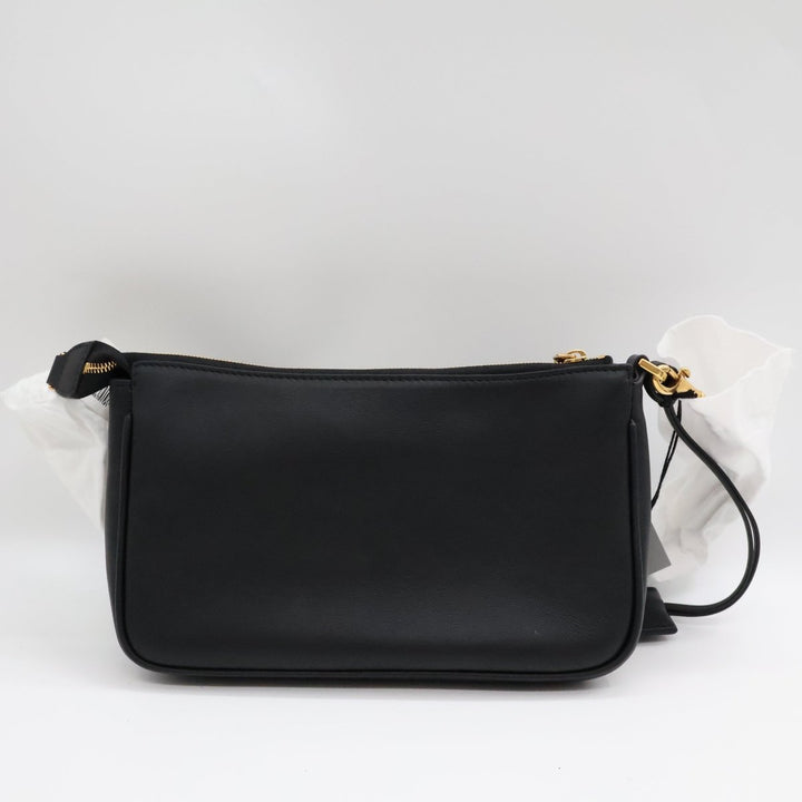 Balenciaga Black Leather Rodeo Sling Handbag - Lux Central