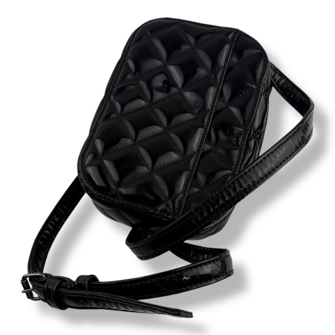 Balenciaga Camera Black Quilted Nappa Leather Crossbody - Lux Central