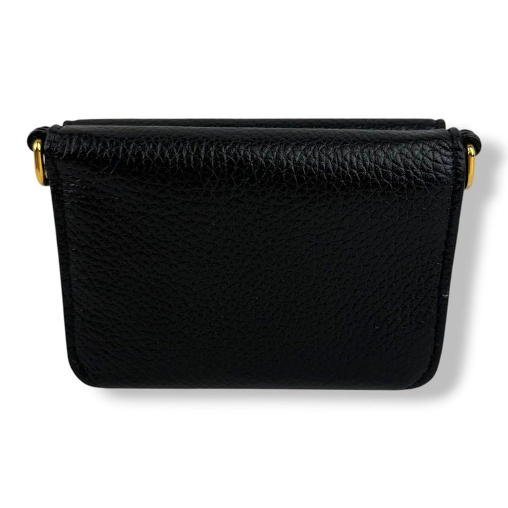 Balenciaga Cash Black Mini Wallet on Chain Handbag - Lux Central