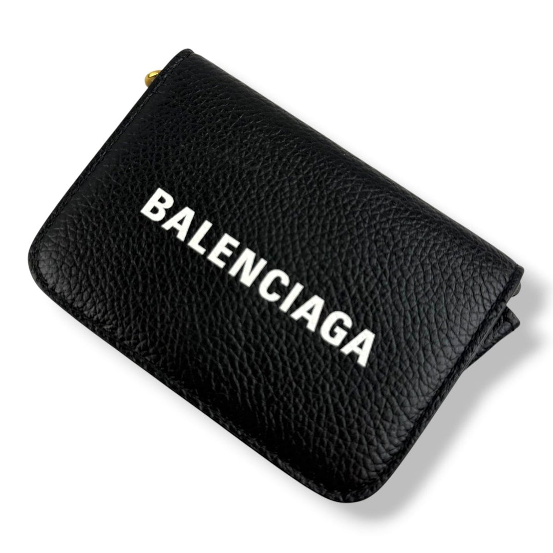 Balenciaga Cash Black Mini Wallet on Chain Handbag - Lux Central