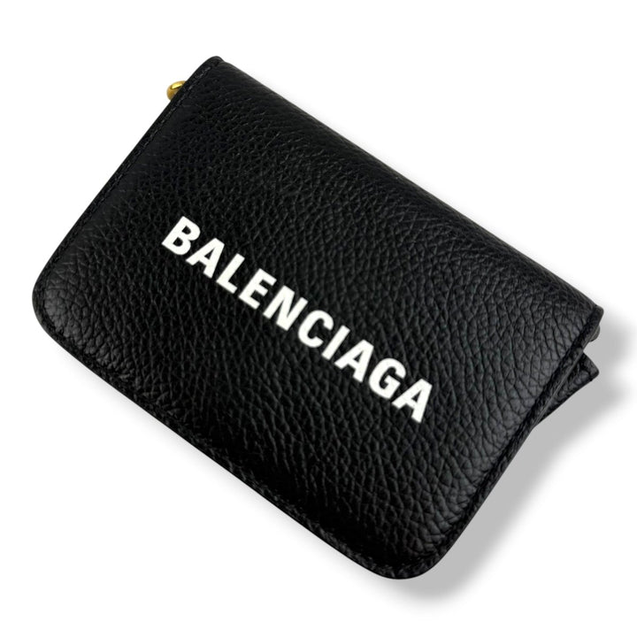 Balenciaga Cash Black Mini Wallet on Chain Handbag - Lux Central