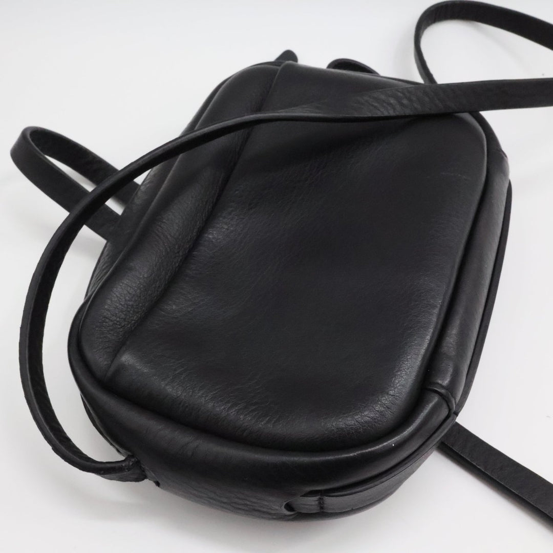 Balenciaga Everyday Black Camera Leather Crossbody - Lux Central