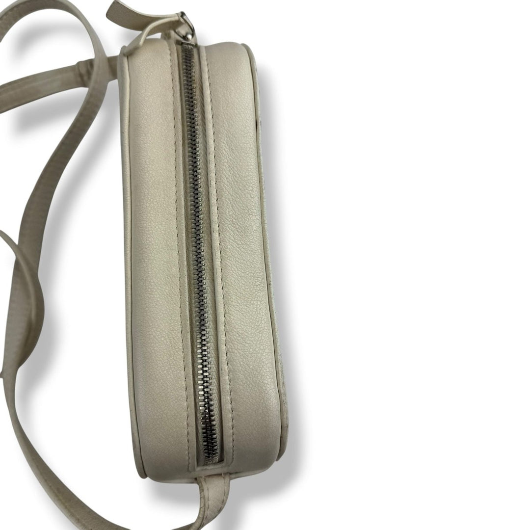 Balenciaga Everyday White Camera XS Leather Crossbody - Lux Central