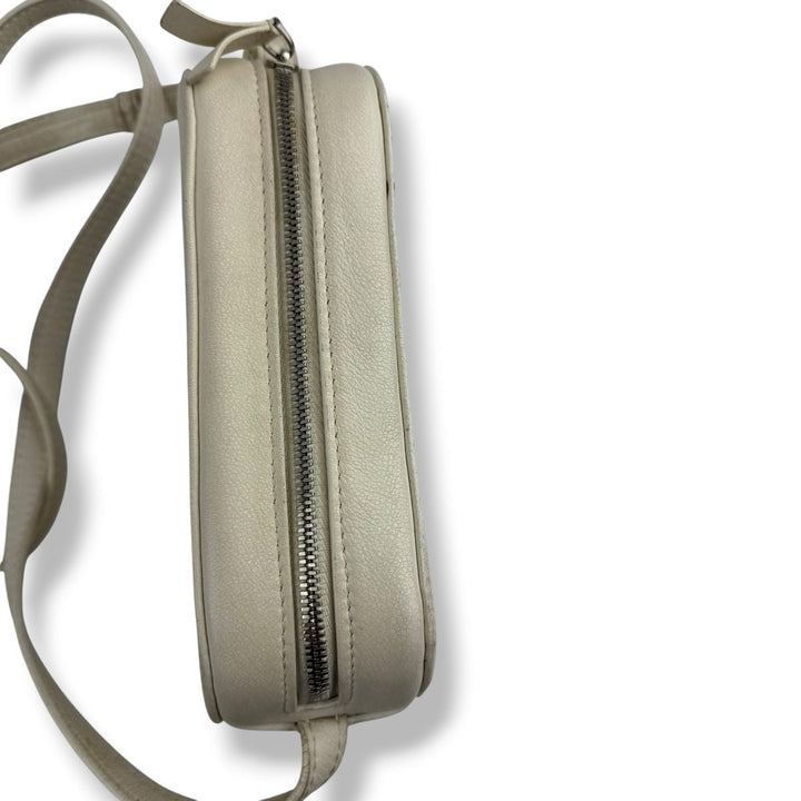 Balenciaga Everyday White Camera XS Leather Crossbody - Lux Central