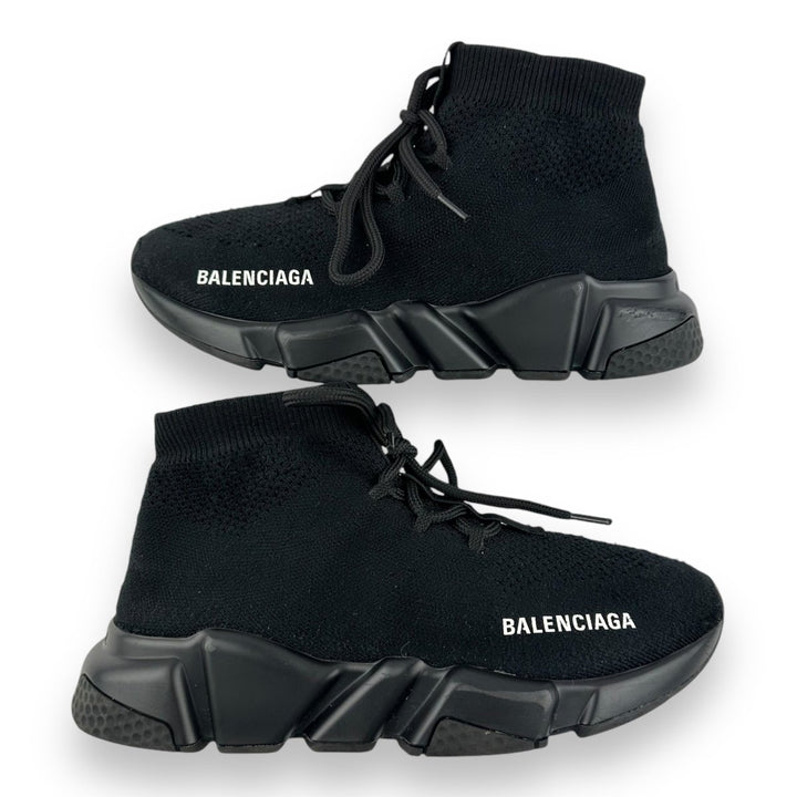 Balenciaga Lace Up Speed Black UK 2 / EU 35 - Lux Central