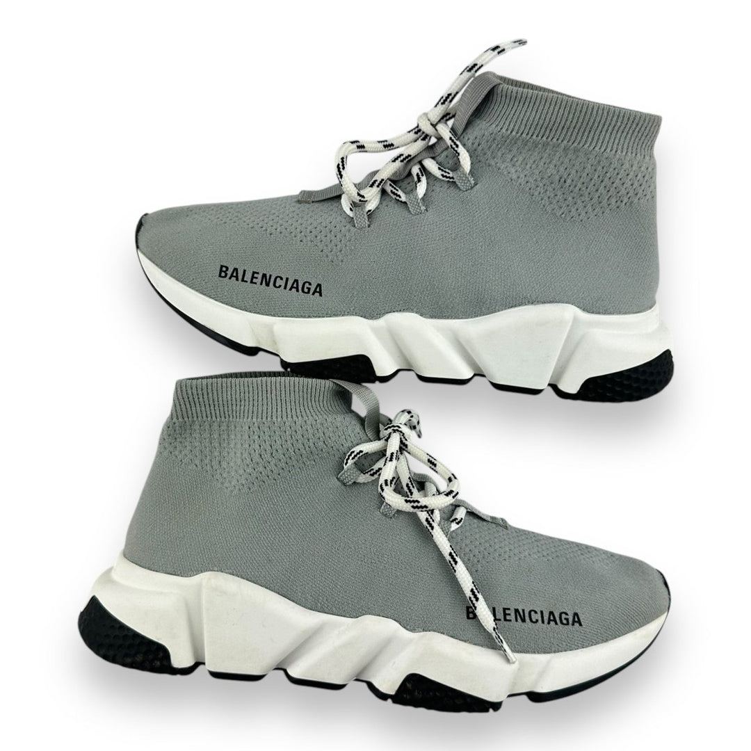 Balenciaga Lace Up Speed Grey/White UK 5 / EU 38 - Lux Central