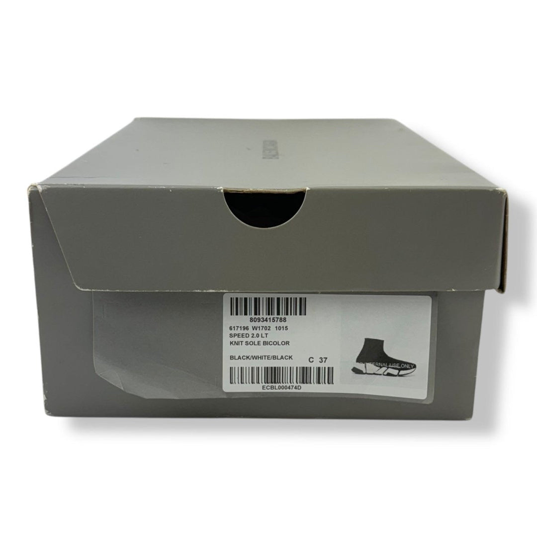 Balenciaga Speed 2.0 Black / White UK 4 / EU 37 - Lux Central