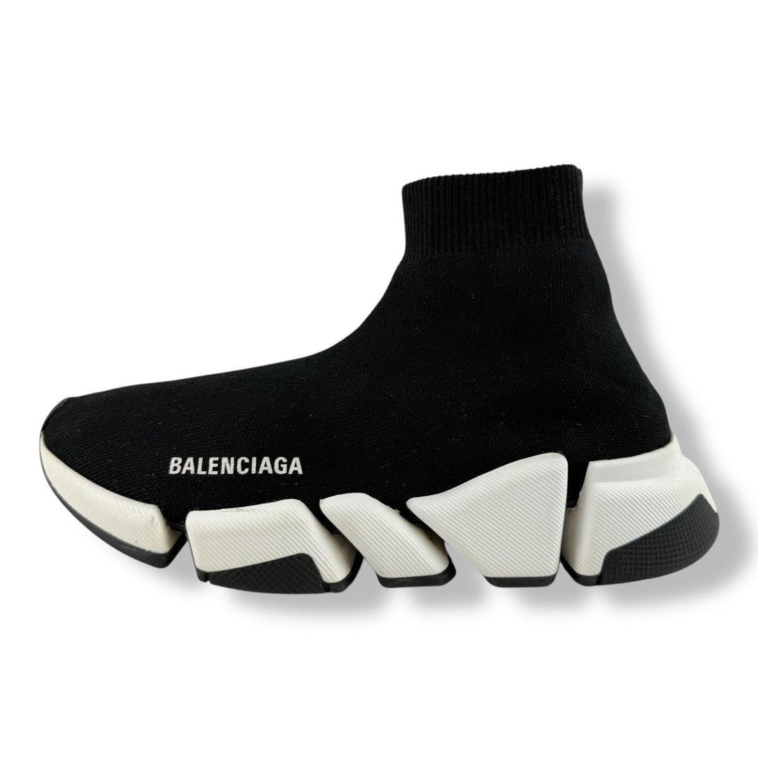 Balenciaga Speed 2.0 Black/White UK 4 / EU 37 - Lux Central