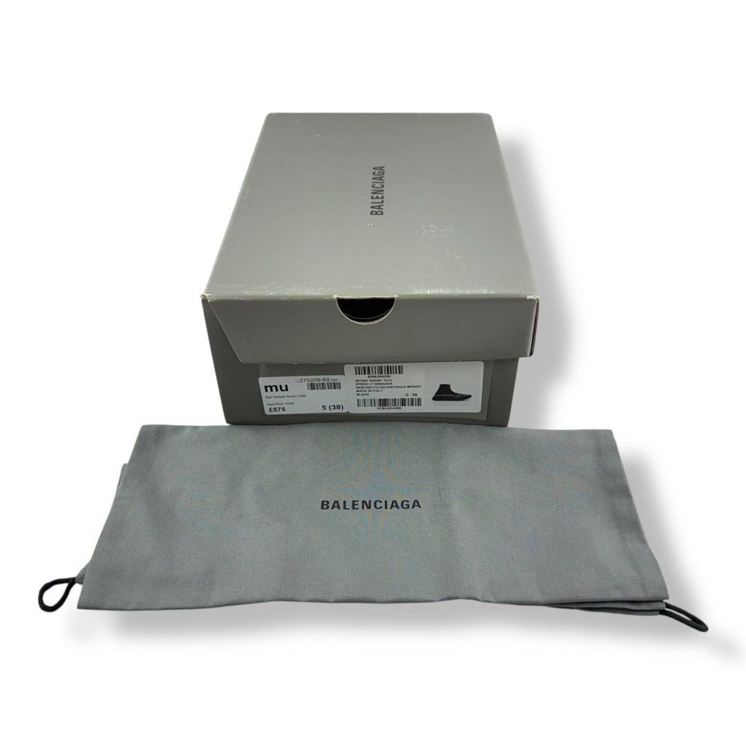 Balenciaga Speed Black UK 5 / EU 38 - Lux Central