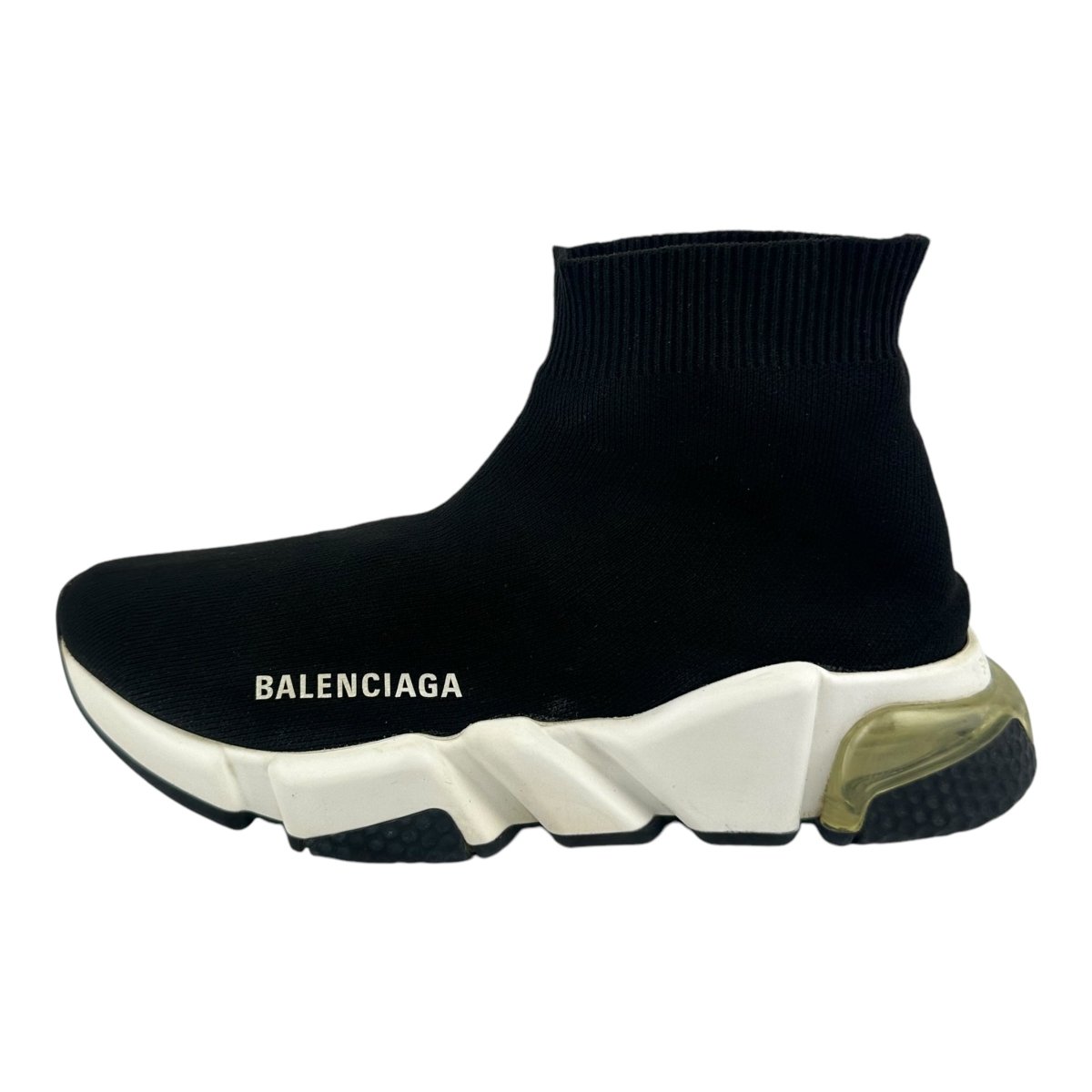 Balenciaga Speed Black White Clear Sole UK 4 EU 37 Lux Central