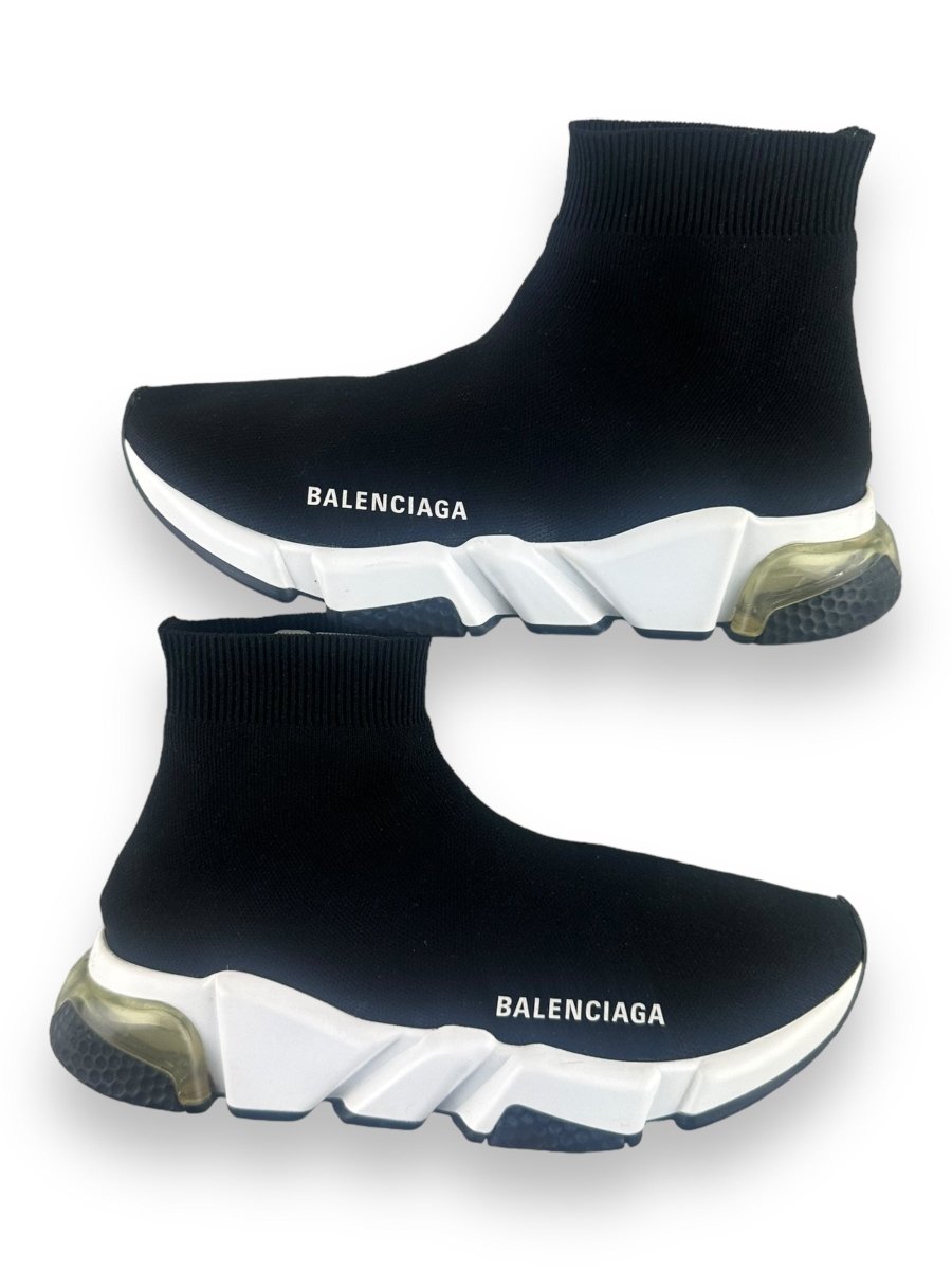 Balenciaga Speed Black/White Clear Sole UK 5 / EU 38 - Lux Central