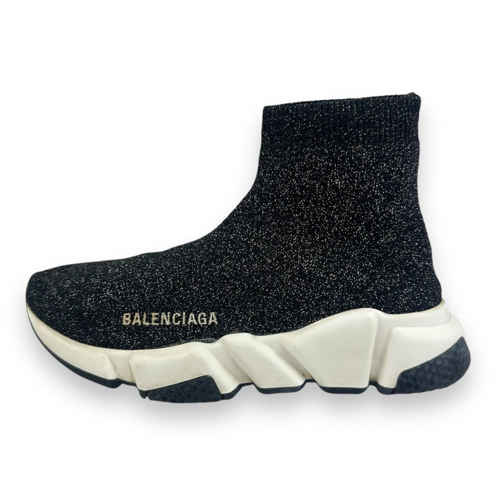 Balenciaga Speed Black/White Glitter UK 2 / EU 35 - Lux Central