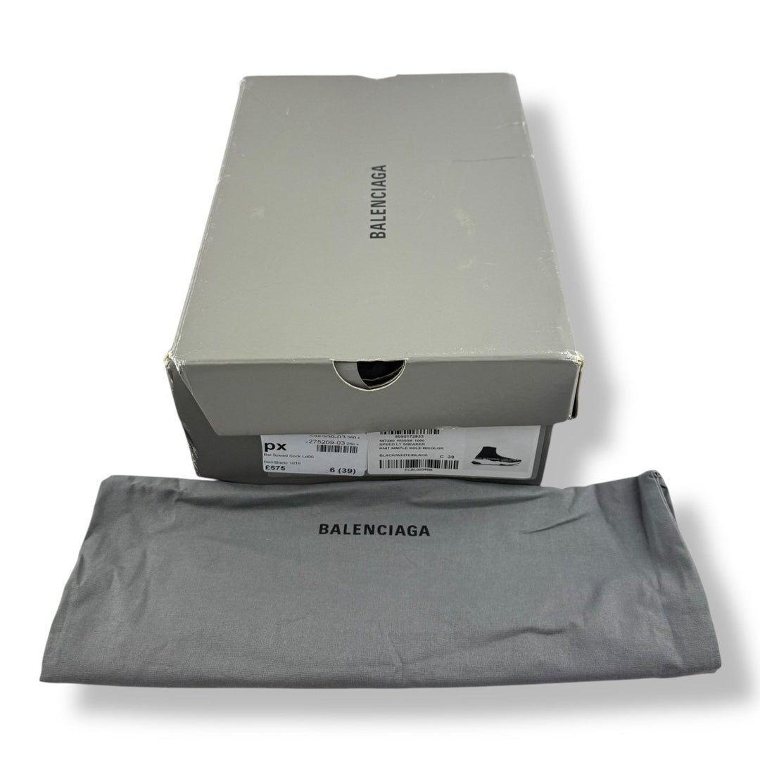 Balenciaga Speed Black/White UK 6 / EU 39 - Lux Central