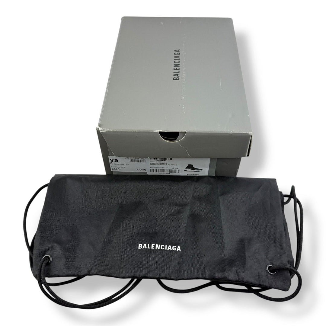 Balenciaga Speed Black/White UK 7 / EU 40 - Lux Central