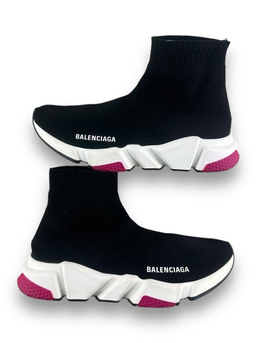 Balenciaga Speed Black/White/Pink UK 6 / EU 39 - Lux Central