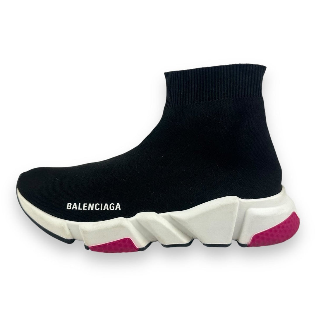 Balenciaga Speed Black/White/Pink UK 6 / EU 39 - Lux Central