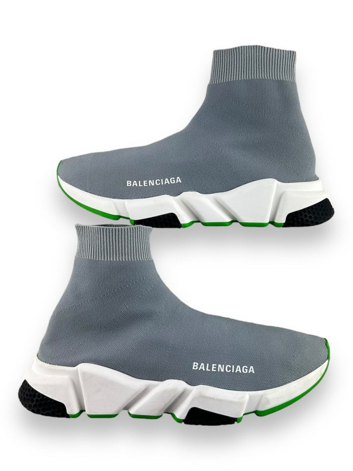 Balenciaga Speed Grey/White/Green UK 5 / EU 39 - Lux Central