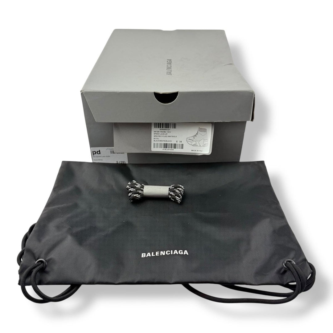 Balenciaga Speed Lace Up Black UK 5 / EU 39 - Lux Central