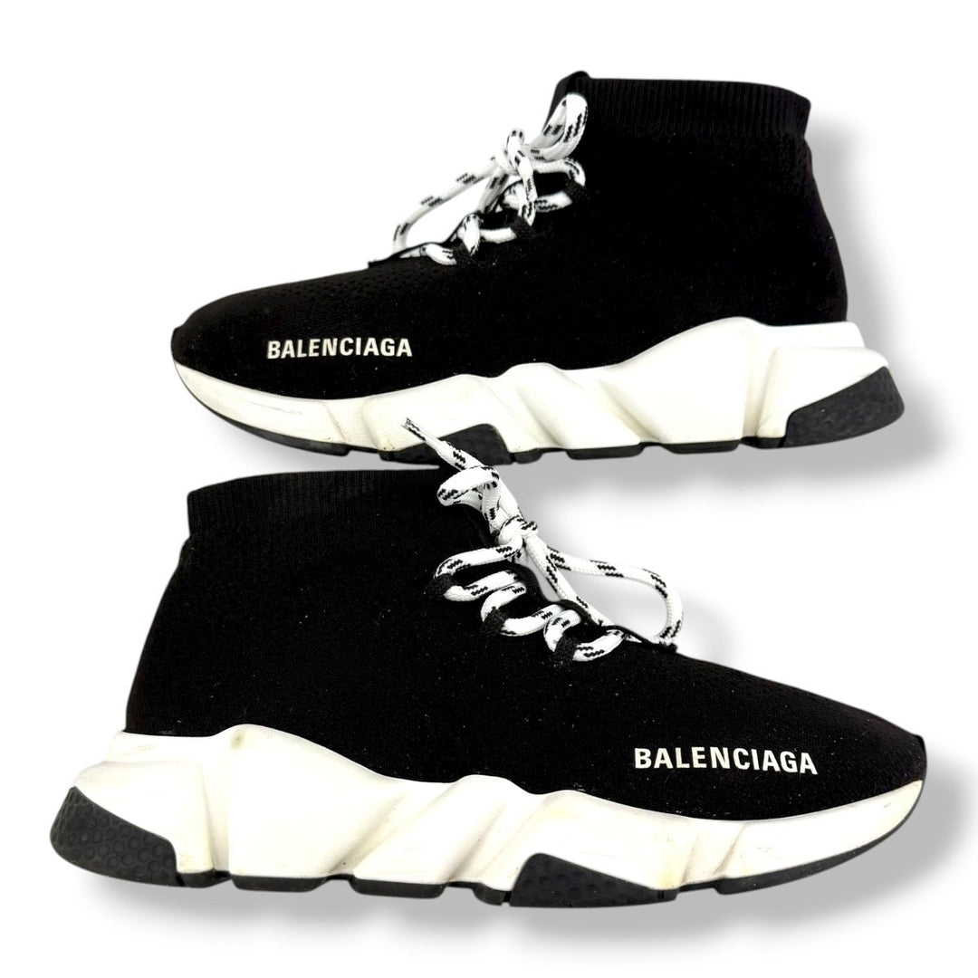 Balenciaga Speed Lace Up Black / White UK 3 / EU 36 - Lux Central
