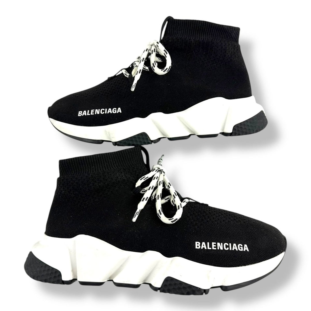 Balenciaga Speed Lace Up Black / White UK 3 / EU 36 - Lux Central