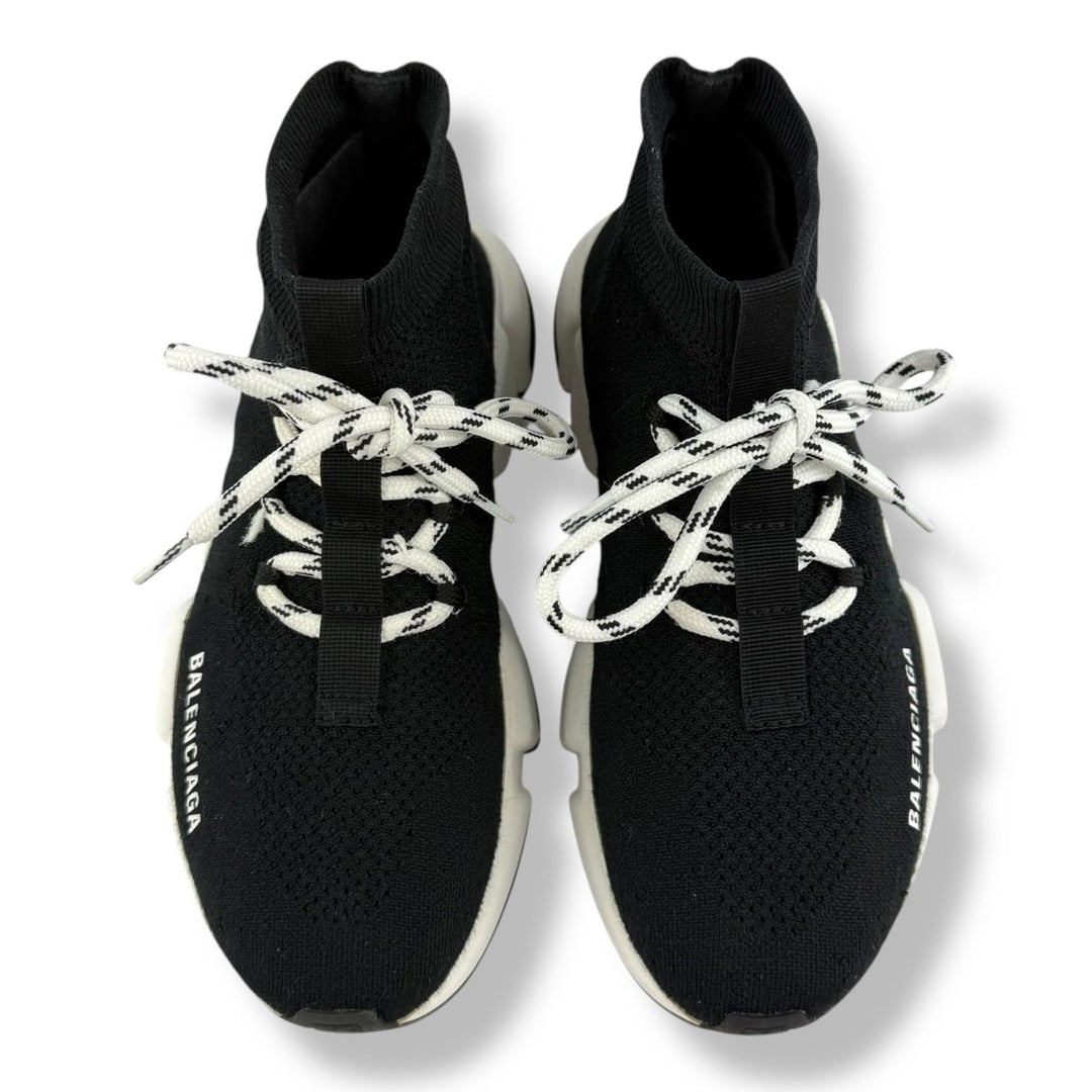 Balenciaga Speed Lace Up Black / White UK 4 / EU 37 - Lux Central