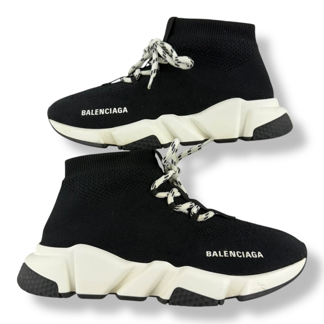 Balenciaga Speed Lace Up Black / White UK 4 / EU 37 - Lux Central