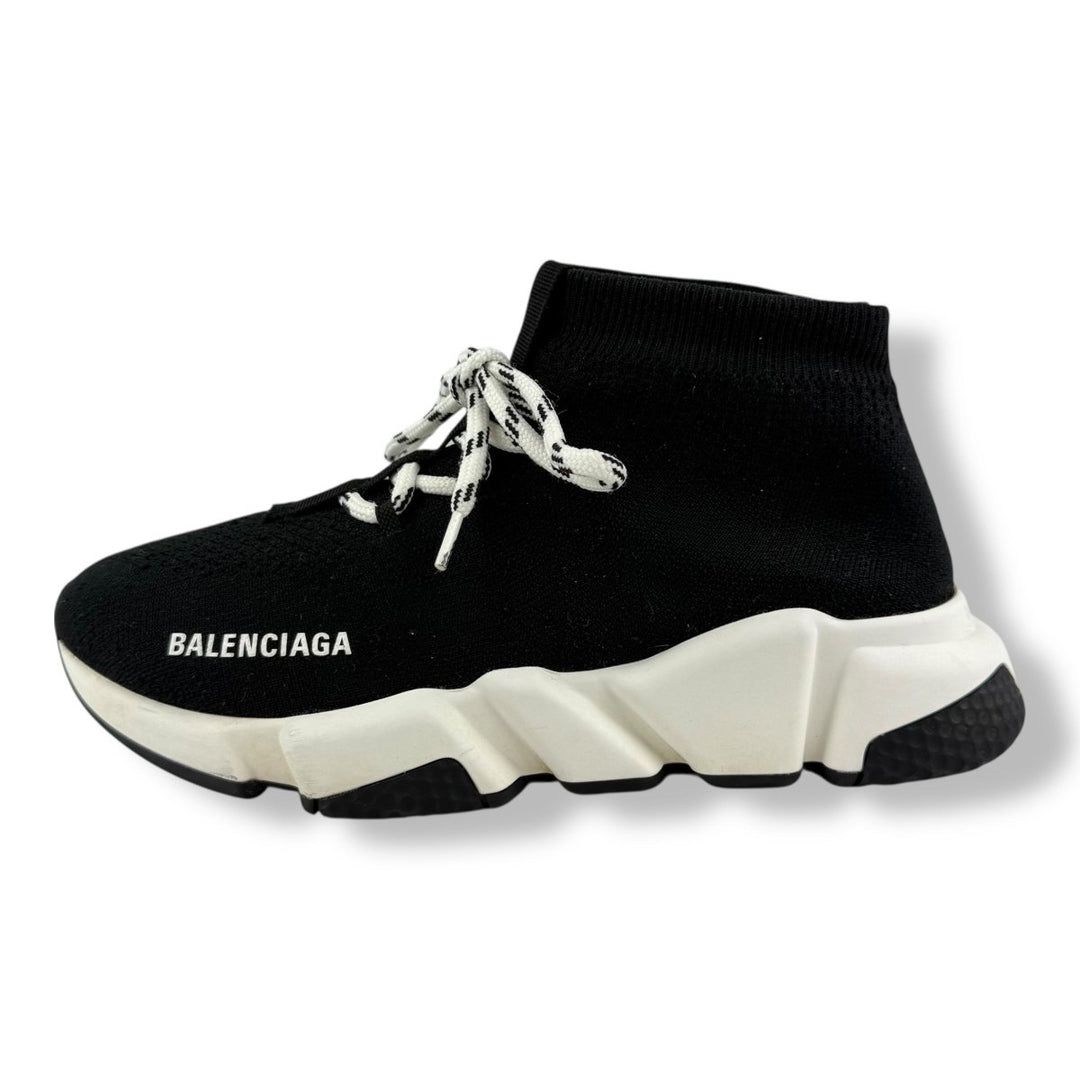 Balenciaga Speed Lace Up Black / White UK 4 / EU 37 - Lux Central
