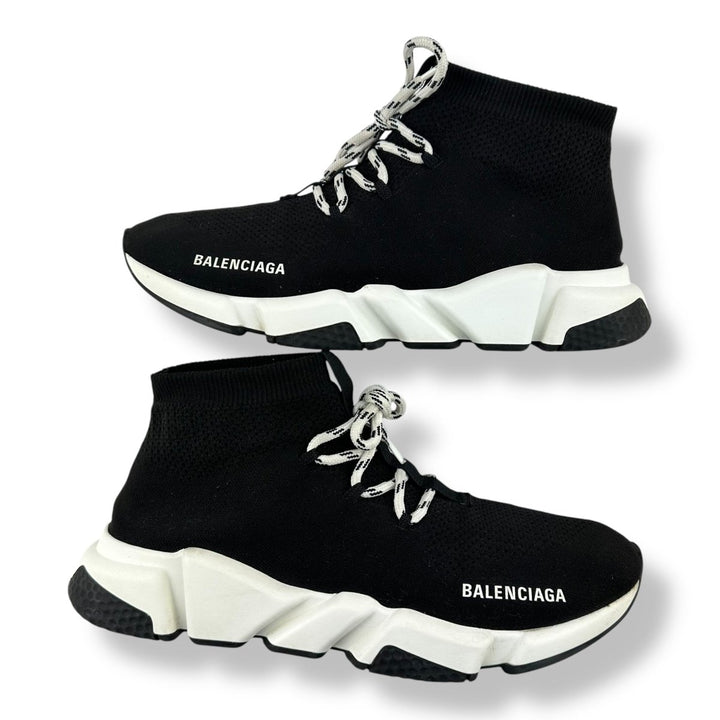 Balenciaga Speed Lace Up Black/White UK 8 / EU 42 - Lux Central