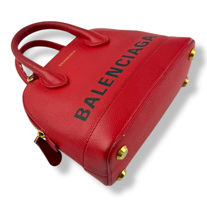 Balenciaga Top Ville Red XXS Handbag - Lux Central