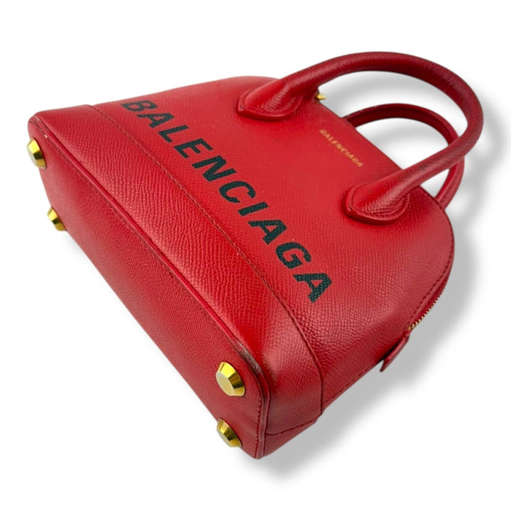 Balenciaga Top Ville Red XXS Handbag - Lux Central