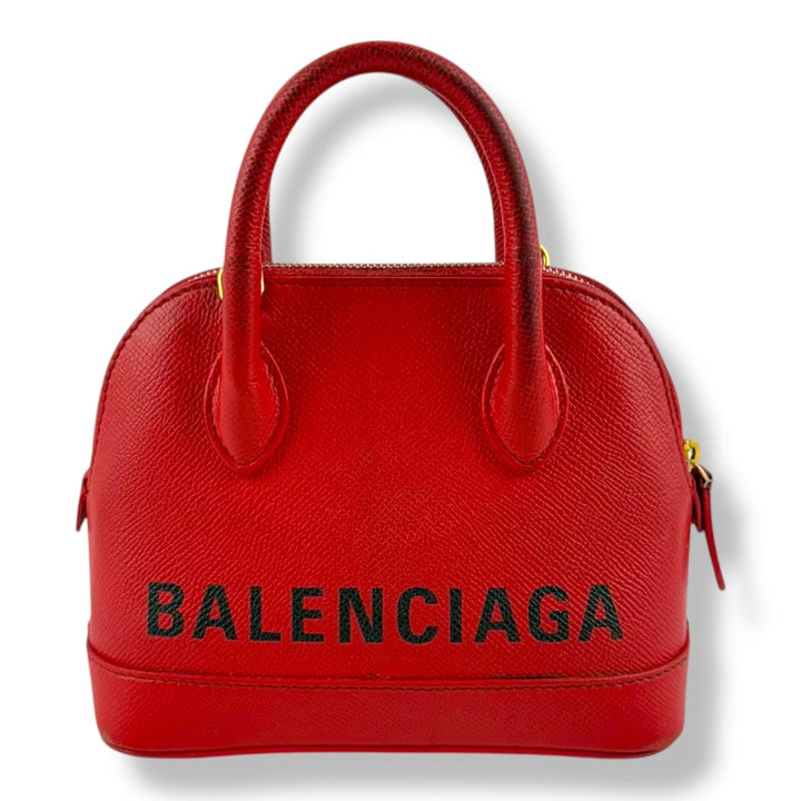 Balenciaga Top Ville Red XXS Handbag - Lux Central